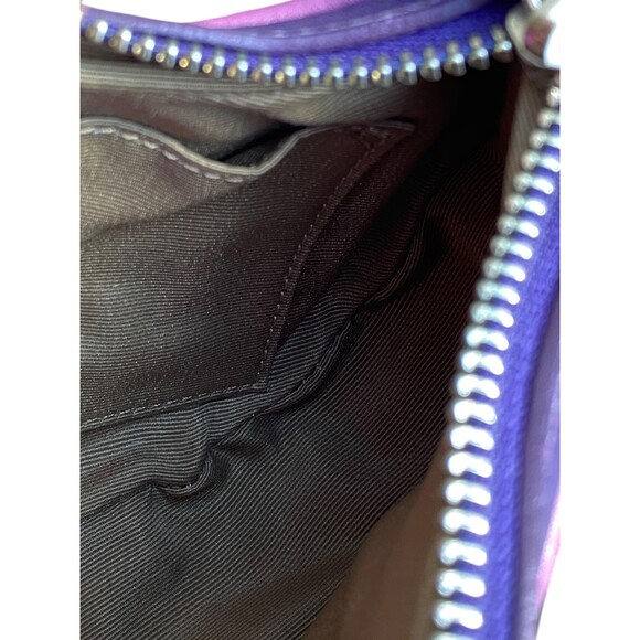 Vintage Coach Hamilton Demi Buckle Shoulder Bag 9559 Purple Spectator Two-Tone - Picture 7 of 10